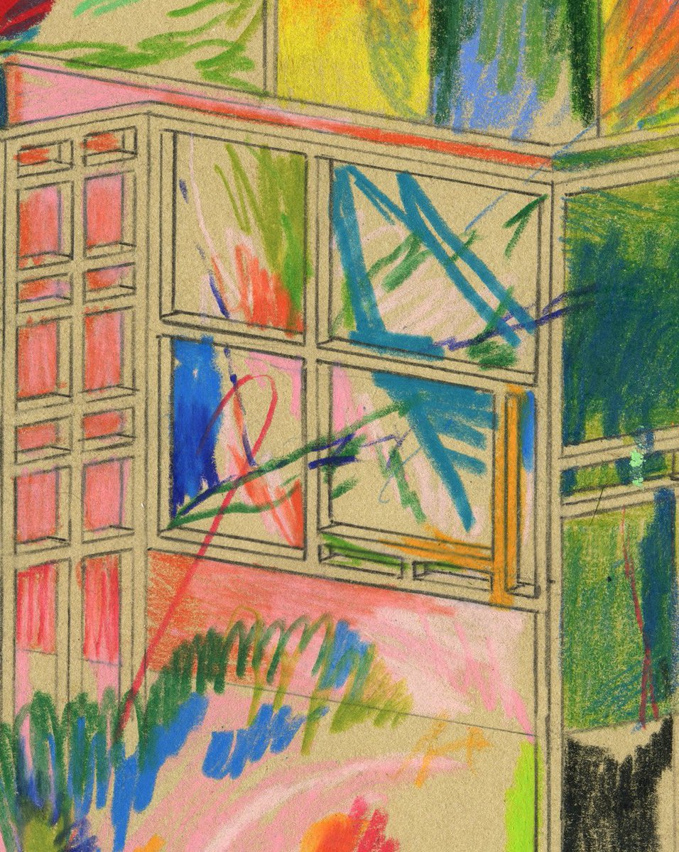 Destroyed Rume III
Oil pastel, pencil, and graphite on paper, 9x11”
2024