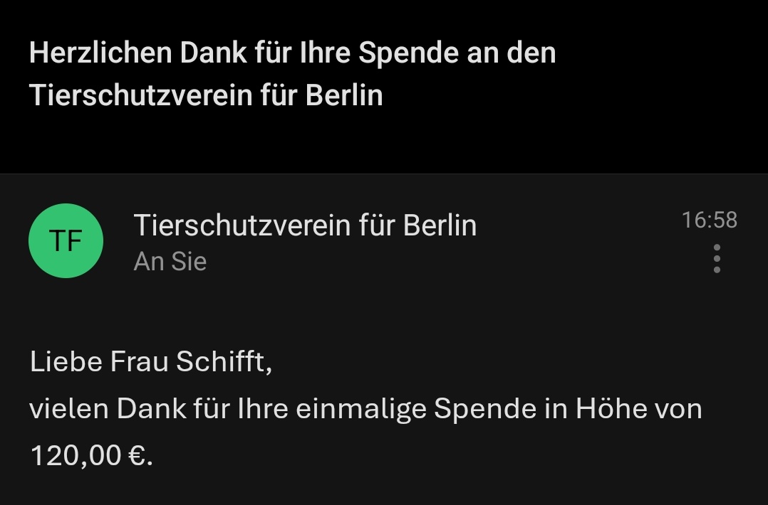 Anna ๐ (@castingbanana) on Twitter photo Sooo zum Glรผck wurde ich halbwegs verschont!
Die 53 Minuten werden natรผrlich aufgerundet & die 120โฌ Spende sind schon versendet ๐ฅณ๐ฅณ๐ฅณ
Groรes Shoutout an <a href="/Akkarim2599/">Akkarim2599</a>, der sich bei der Idee angeschlossen hat ๐ฅณ Sooo zum Glรผck wurde ich halbwegs verschont!
Die 53 Minuten werden natรผrlich aufgerundet & die 120โฌ Spende sind schon versendet ๐ฅณ๐ฅณ๐ฅณ
Groรes Shoutout an <a href="/Akkarim2599/">Akkarim2599</a>, der sich bei der Idee angeschlossen hat ๐ฅณ