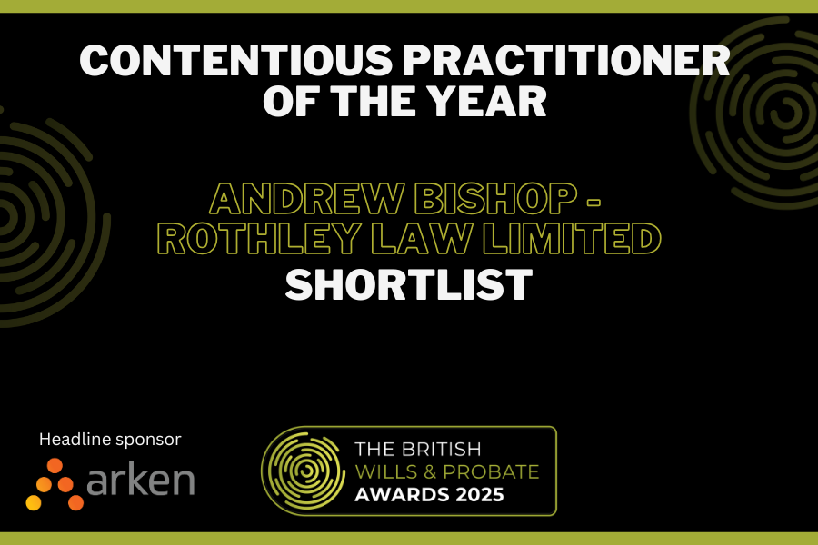 👏 Congratulations to Andrew Bishop, shortlisted for Contentious Practitioner of the Year at the #BWAPAwards2025!

A fantastic recognition of his expertise and dedication – and best of luck to all the other finalists too.