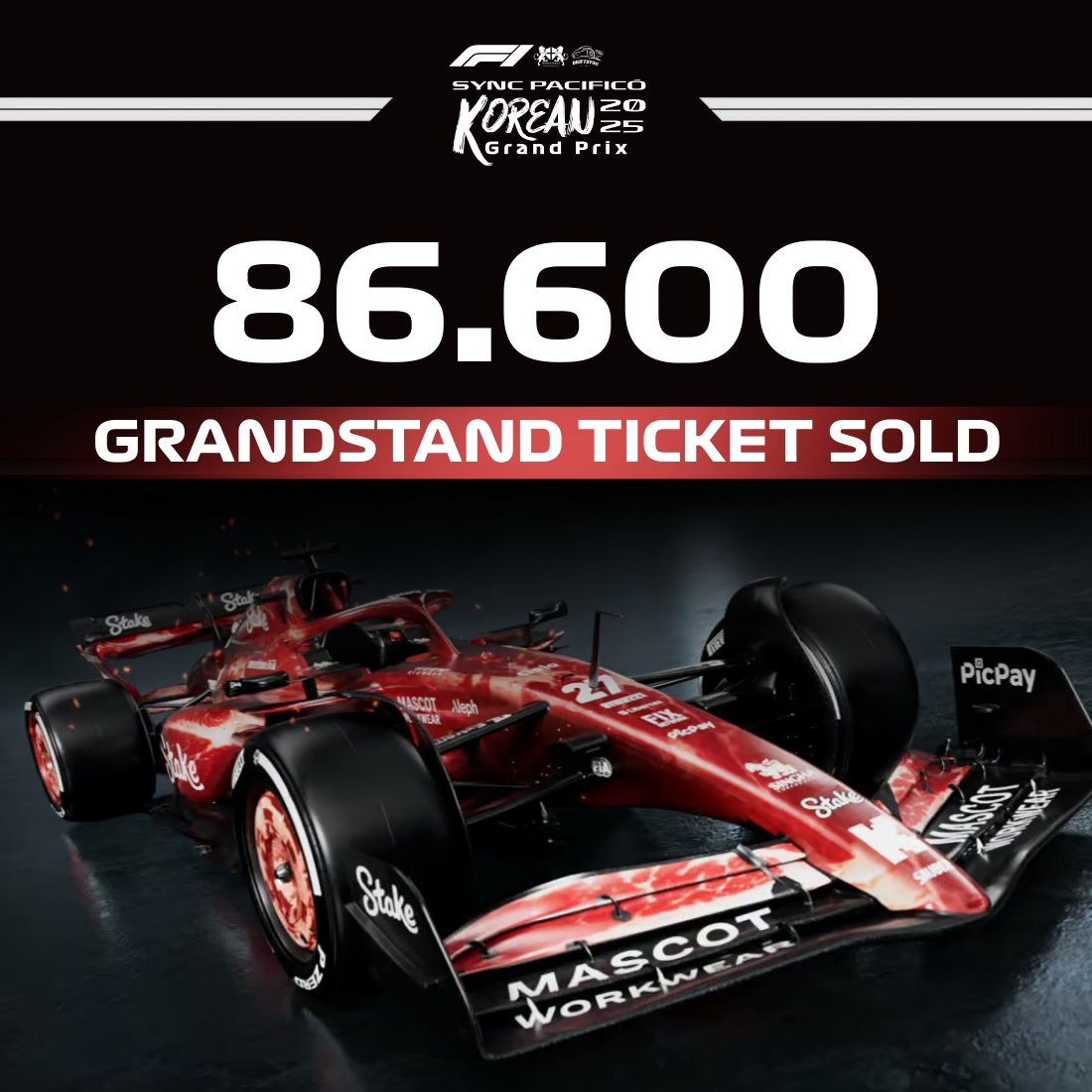 ⠀

Driven by your enthusiasm, every ticket claimed is proof of your energy 🏁

We can’t thank you enough.
But the race isn’t over, your next grand chance is here: General Sale starts 𝗦𝗲𝗽𝘁𝗲𝗺𝗯𝗲𝗿 𝟮𝟬𝘁𝗵

⠀
