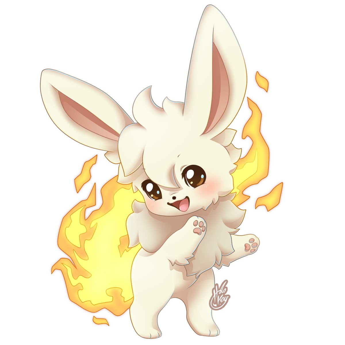 Holokoy's tweet image. A chibi for @LightOfTheDeep :) They lent me their character to expand my portfolio :)