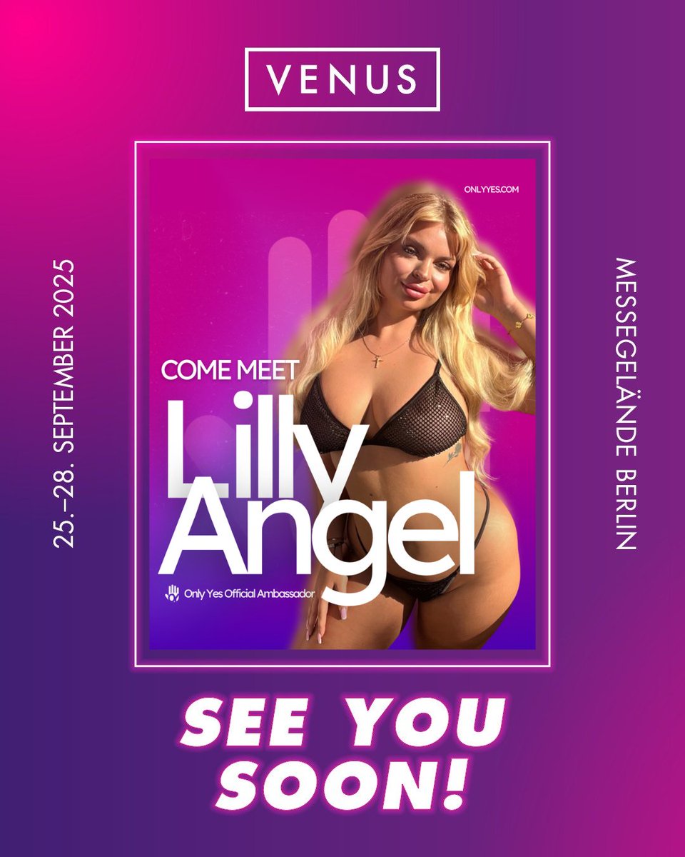 onlyyes_'s tweet photo. Get Tempted… Whispers are true, our irresistible, stunning ambassadors are the first to be revealed, and they’ll be joining us at Venus Berlin, 25–28 September.  Step closer… find us at the Only Yes booth, where they’ll be waiting for your love, your fire, your touch 🔥🫦💋💜
#venusberlin #onlyyes #berlin #venus #venusberlin25