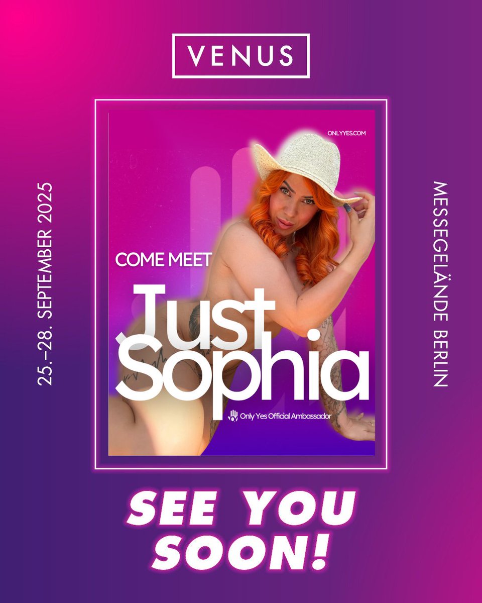 onlyyes_'s tweet photo. Get Tempted… Whispers are true, our irresistible, stunning ambassadors are the first to be revealed, and they’ll be joining us at Venus Berlin, 25–28 September.  Step closer… find us at the Only Yes booth, where they’ll be waiting for your love, your fire, your touch 🔥🫦💋💜
#venusberlin #onlyyes #berlin #venus #venusberlin25