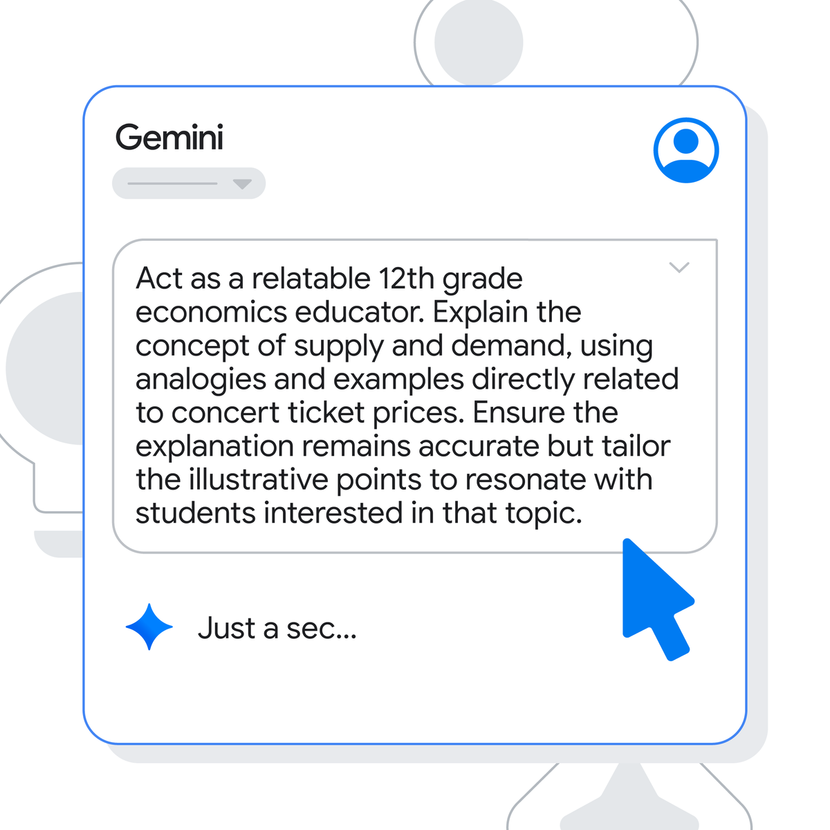 Concert tickets selling out faster than you can say "encore"? 🎸 This <a href="/GeminiApp/">Google Gemini</a> prompt can help your students break down supply and demand with chart-topping examples they’re sure to understand. Give it a try for yourself at gemini.google.com