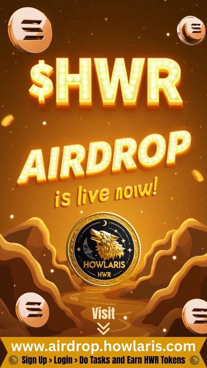🌙KNIGHT (@mc_knightt) on Twitter photo Gm Gm guys I was doing some research and stumbled upon this gem <a href="/HowlArisMeMe/">HowlArisMeMe</a>
🚨Airdrop alert 🚨
Time ⏰- 2min
Cost đź’° - $0
How To Get Positioned
⚡️Visit : airdrop.howlaris.com/hwr/signup?ref…
⚡️ Sign up with the link above and proceed to create an account
⚡️ Show up daily to Gm Gm guys I was doing some research and stumbled upon this gem <a href="/HowlArisMeMe/">HowlArisMeMe</a>
🚨Airdrop alert 🚨
Time ⏰- 2min
Cost đź’° - $0
How To Get Positioned
⚡️Visit : airdrop.howlaris.com/hwr/signup?ref…
⚡️ Sign up with the link above and proceed to create an account
⚡️ Show up daily to