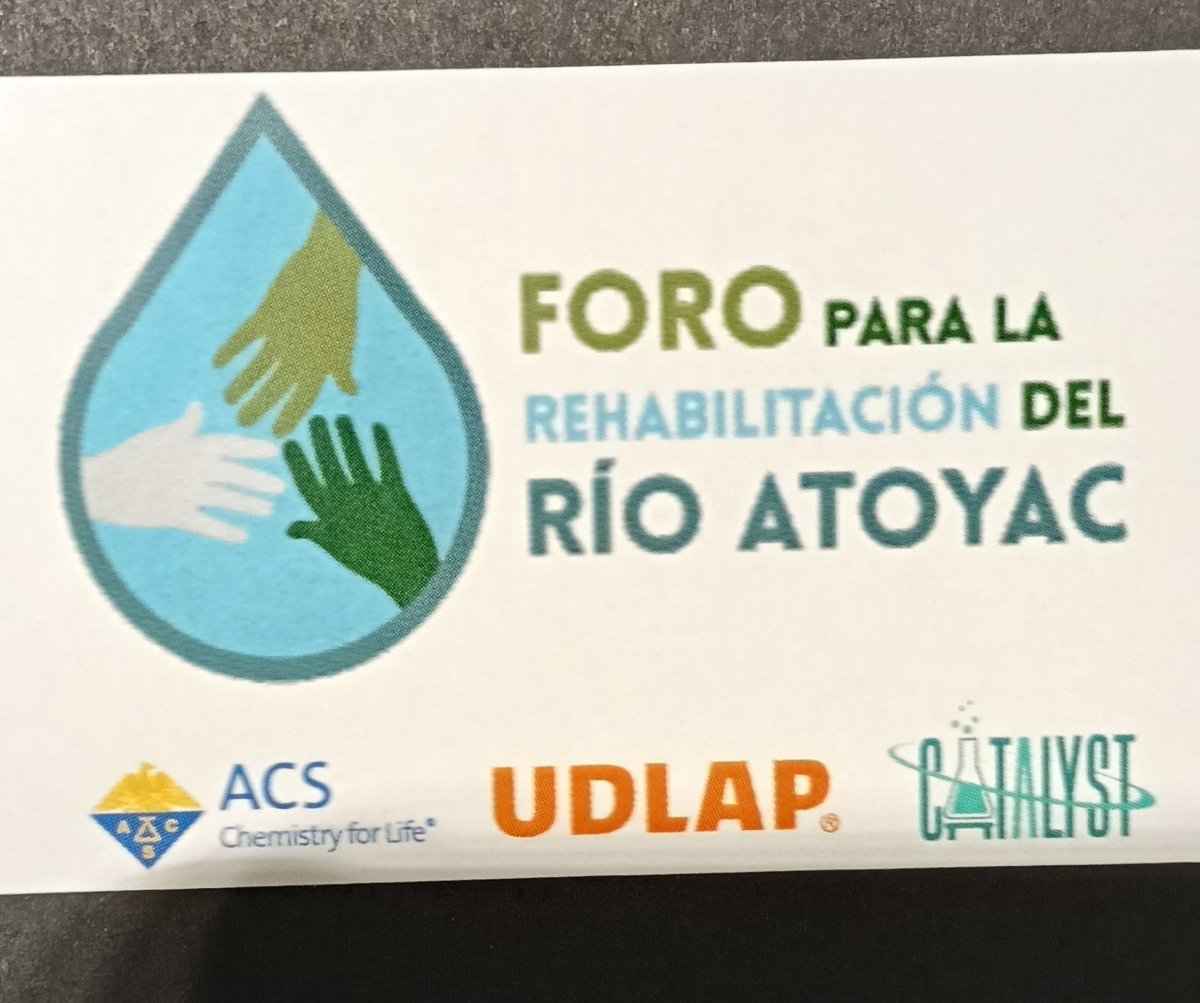 nanoprofe's tweet photo. Bienvenidos al "Foro para la Rehabilitación del Río Atoyac", evento organizado por @catalyst_ACSSC en el renovado Auditorio Jose Gaos de la @udlap, con el patrocinio de la @AmerChemSociety.
#Atoyac https://t.co/PSTqJBb0GS