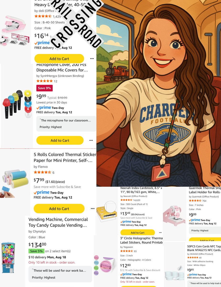 Ok, <a href="/RyanBartlett/">Ryan Bartlett</a> I’m on the 🚂 waiting and praying!🤞🏼Just moved to High School SPED from Elementary SPED!🚂
amazon.com/hz/wishlist/ls…
#clearthelist #Teachersof𝕏 #clearthelist2025