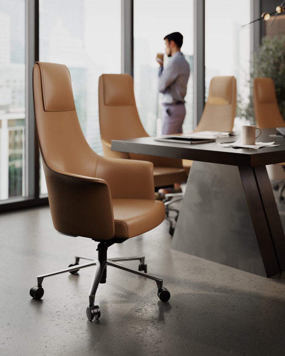 With Synchro-Tilt technology and memory foam support, the Bolo Executive Chair adapts to your movement and posture all day long.

Oatmeal Fabric Available Fall 2025

Visit bdiusa.com/bolo to explore the details and make it yours.