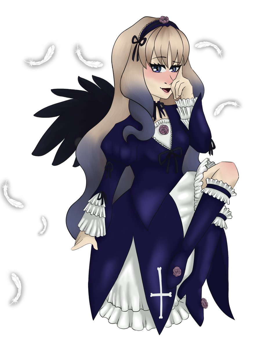 Aprovecho de subir mi parte del art collab de @/Harutor4 :3
Hice a Fuwa cosplayeando a Suigintou porque fue mi primer cosplay ;; 🩵🩵🩵
Espero les guste 🩵🩵🩵
#RainbunColors