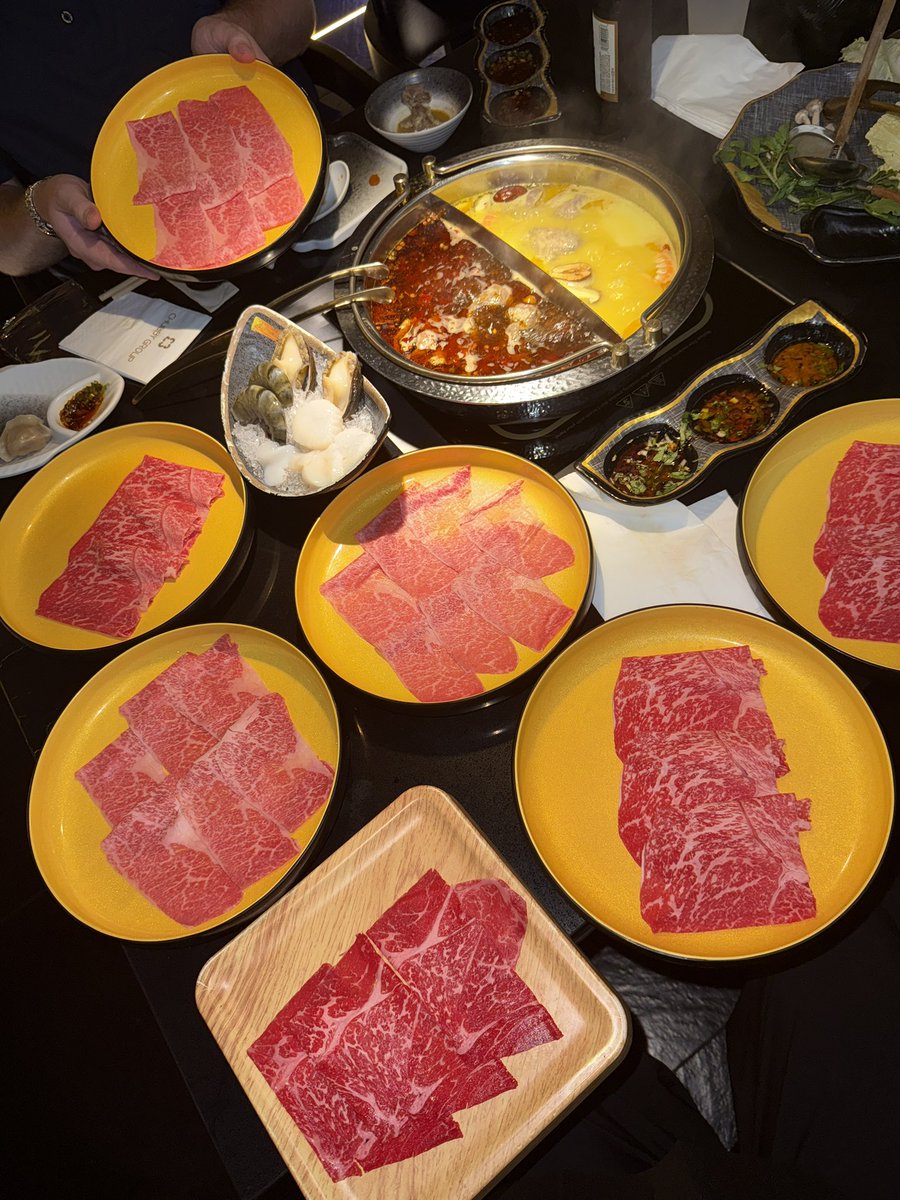 our best skill is being able to find the best hot pot place anywhere we go &amp; in this case we found unlimited Japanese A5 Wagyu hot pot in Atlanta