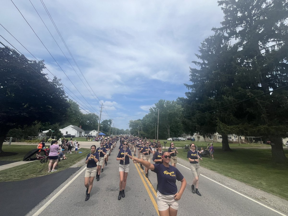 Corn Fest Parade day! We are lucky to have such an amazing group of students showing their Ranger pride at the North Ridgeville Corn Festival