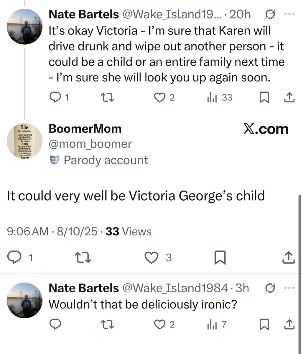 ThatJurorLawyer's tweet photo. Here are some of the explicit and implied threats directed at me and my family, including my minor children, just this weekend. These are far from the first threats I’ve received, but ignoring them hasn’t made them stop.

I trust that law enforcement — whether local police, the DA’s office, or the @MassStatePolice — will take these threats as seriously as they would if they were made against anyone’s loved ones.