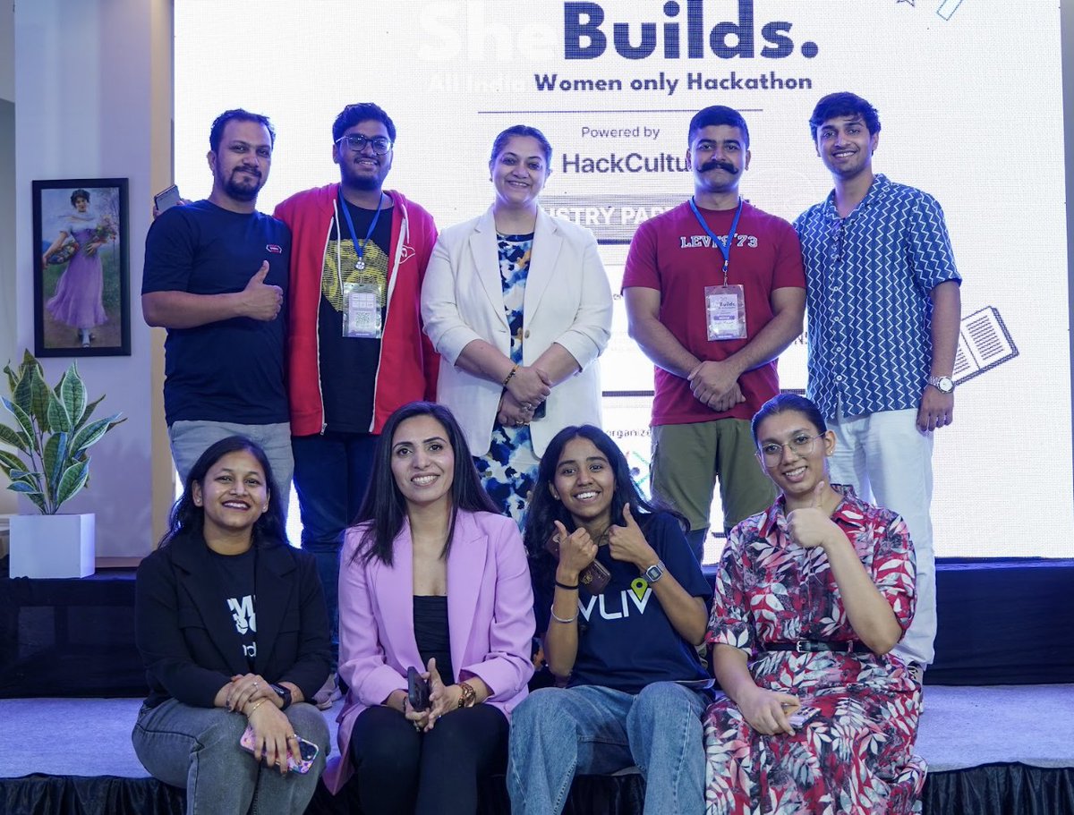 At <a href="/shebuildshack/">SheBuilds</a> we dreamed and we dared,
Coded through caffeine, no bug was spared.
ChatGPT fixed our beats on cue,
2 AM Bollywood, the sisterhood grew.
From chaos to code, bold dreams took flight,
We built and we celebrated all through the night✨