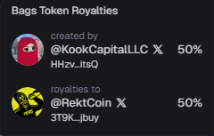 Dude was legit fudding BONK, <a href="/theunipcs/">Unipcs (aka 'Bonk Guy') 🎒</a> and <a href="/SolportTom/">Tom</a>  2 days ago and now launching his own project taking 50% in royalty

Another reminder to never listen to broke scammers KOLs