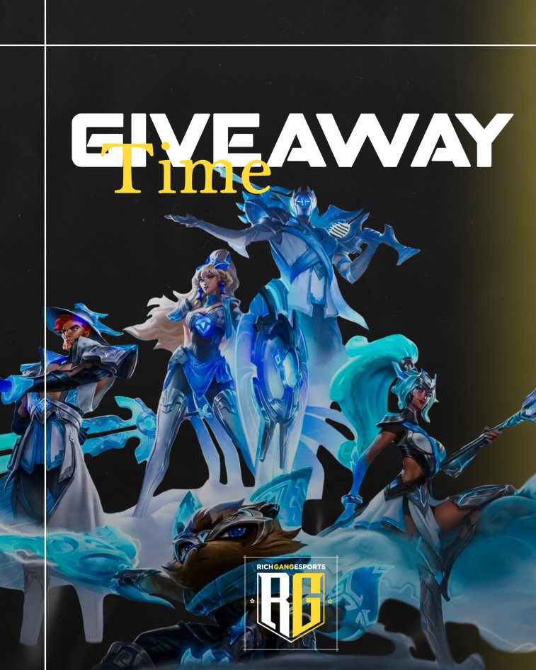 🎉 GIVEAWAY TIME! 🎉
To celebrate Rich Gang reaching EMEA Masters, we're giving away 4500 RP (€35 value)!

To enter:
1️⃣ Like Rich Gang's Twitter
2️⃣ Retweet this post
3️⃣ Comment your favorite RG player 💬

Winner drawn on August 20th – good luck! 
#EMEAMasters #Giveaway #RichGang