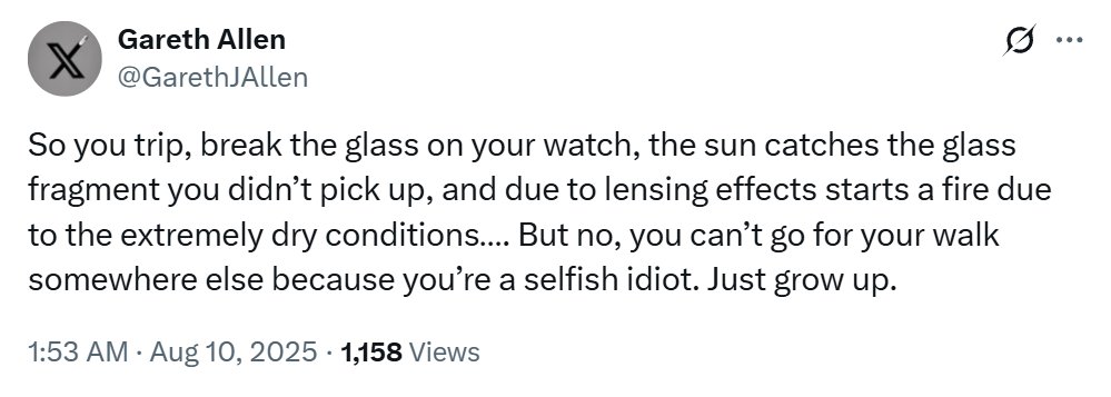 🤣

Canadian Liberal justifies hiking ban.

You cant reason with this level of indoctrination.