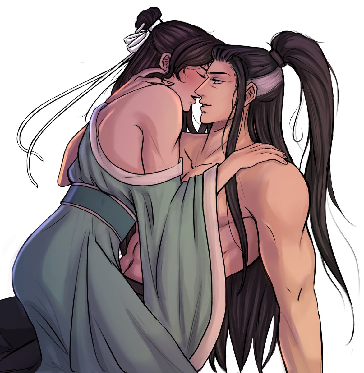 qiyanlover's tweet photo. yanshen for shen qiao's birthday with a matching fic made by @/somegorouiii🎊🎊

 #沈峤0808生日快乐 #ThousandAutumns #千秋 https://t.co/wcgqWP0dGc