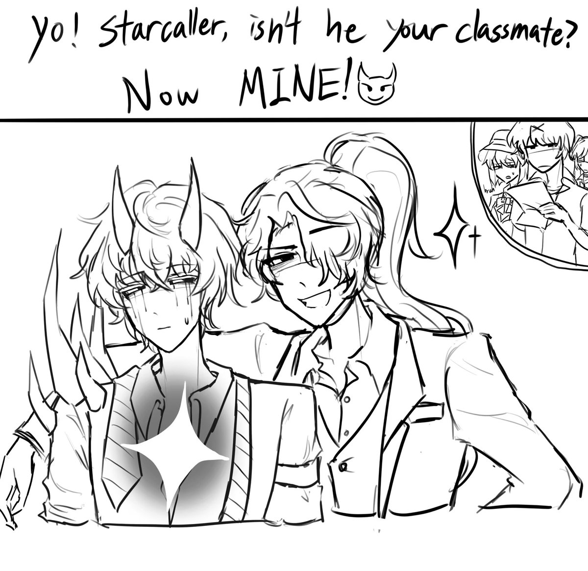 #Daybreak2 #daybreakroblox starcaller andrew and yejun
it's not ship. I just thought it is funny that Andrew prank on Starcaller.