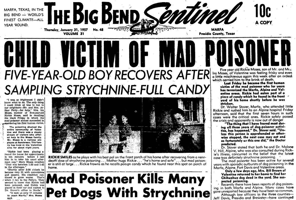 Our fearless editor <a href="/damicoaustin/">Rob D'Amico</a> somehow stumbled upon the craziest Sentinel front page I've ever seen (Jan 31, 1957)