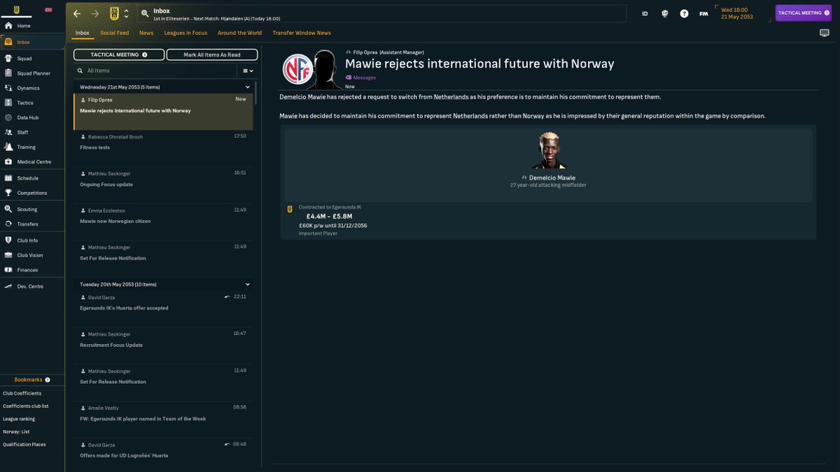 Sometimes I wonder if #FM24 is trying to piss me off
