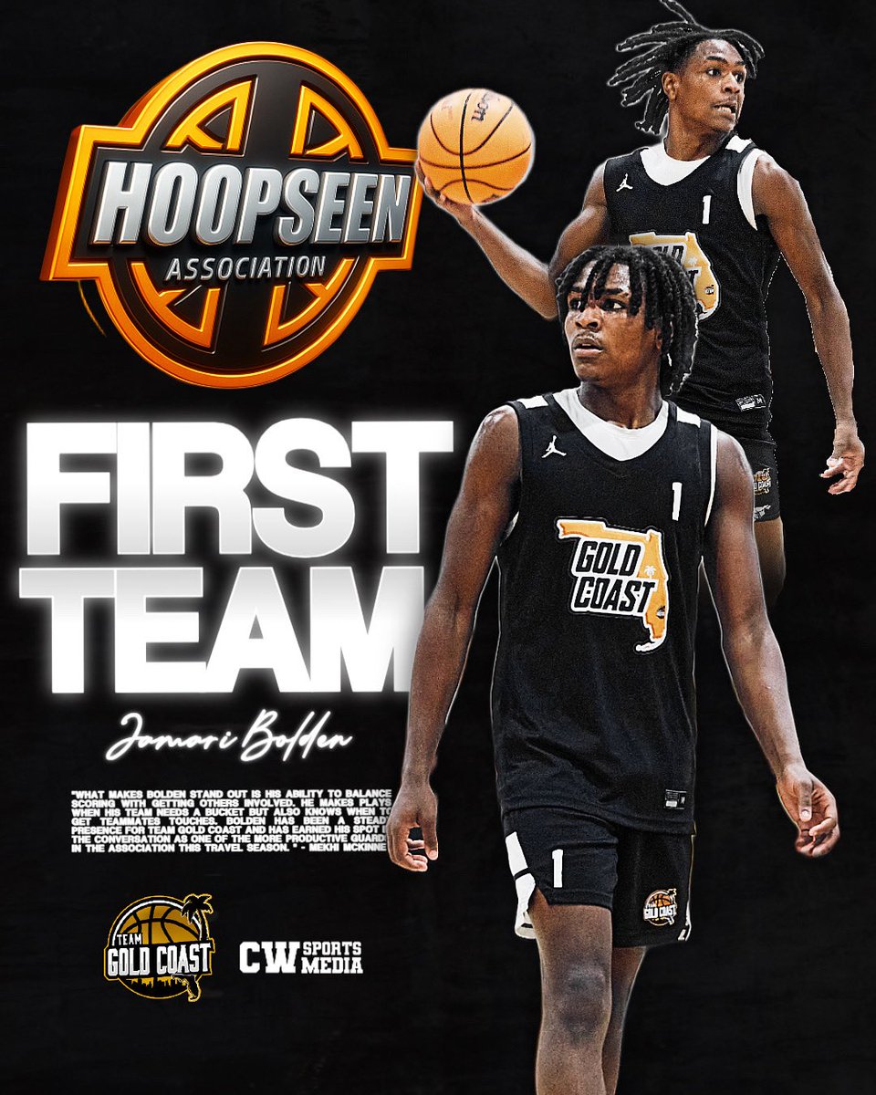 Congratulations to Jamari Bolden <a href="/11isdifferent/">Jamari Bolden</a> on making Hoopseen Association 1st Team!
