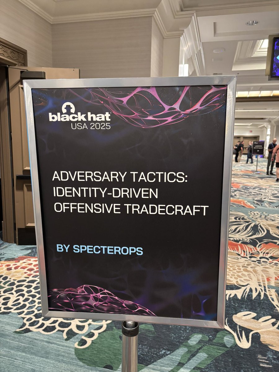 Thanks for the fun times and absolute schooling in the IDOT training this past week at Black Hat  <a href="/SpecterOps/">SpecterOps</a> <a href="/subat0mik/">Duane Michael</a> <a href="/_xpn_/">Adam Chester 🏴‍☠️</a> <a href="/hotnops/">Daniel Heinsen</a> <a href="/_Mayyhem/">Chris Thompson</a>