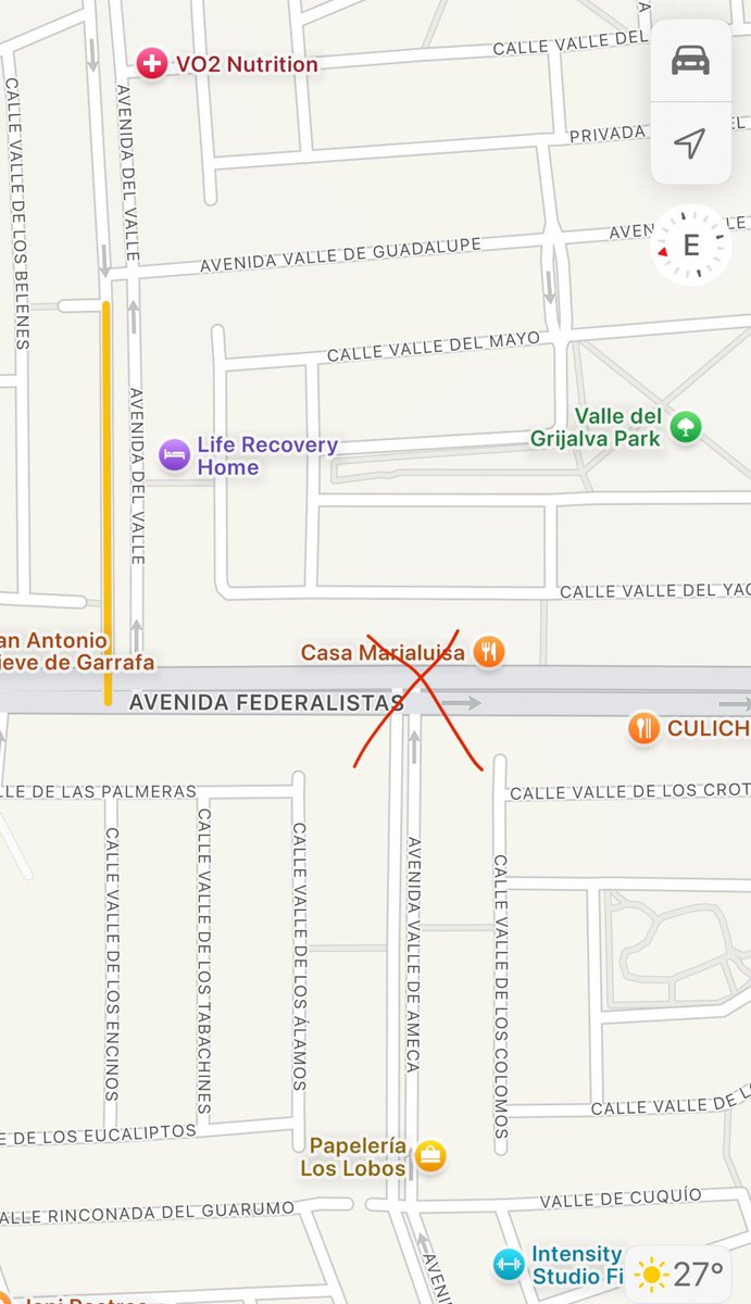 Pedir <a href="/ServiciosZap/">Servicios Municipales Zapopan</a> este cruce continúan los baches por los dos sentidos de la avenida Federalistas, nos urge su reparación, van varios carros ya con daños, es urgente estas reparaciones de bacheo. Gracias. <a href="/Linea_Zapopan/">Línea 24/7 Zapopan</a> <a href="/ZapopanGob/">Gobierno de Zapopan</a>