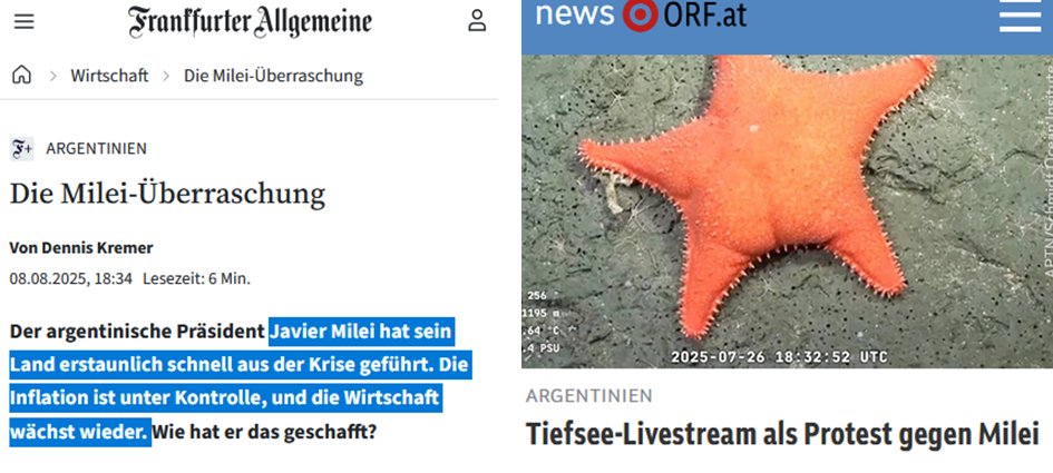 Qualitätsmedium 🧐 vs. <a href="/ORF/">ORF</a> 🤡

Qualität braucht keine Zwangsgebühren, die Leute kaufen sie freiwillig.