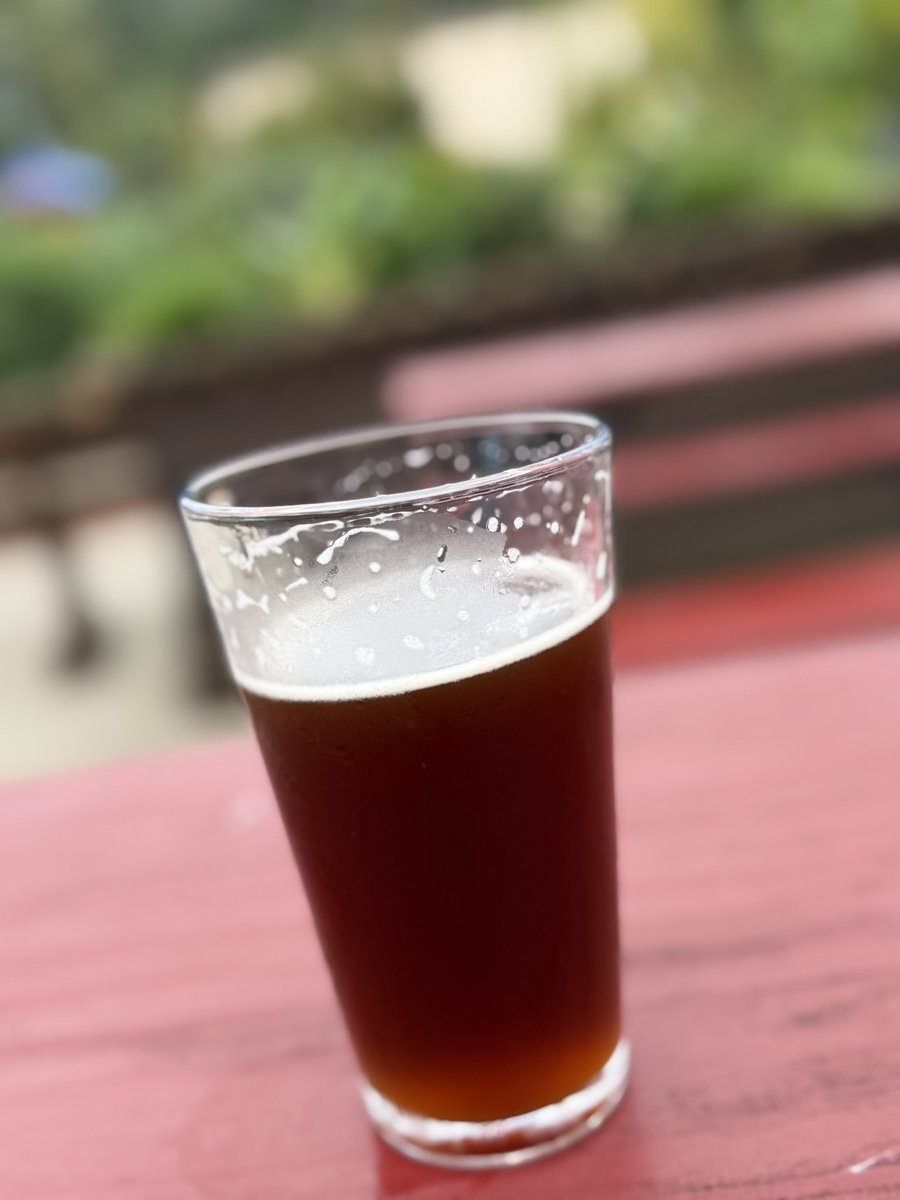 Enjoying a nice brown ale at <a href="/SlowPourBrewing/">Slow Pour Brewing</a> Happy Sunday all!