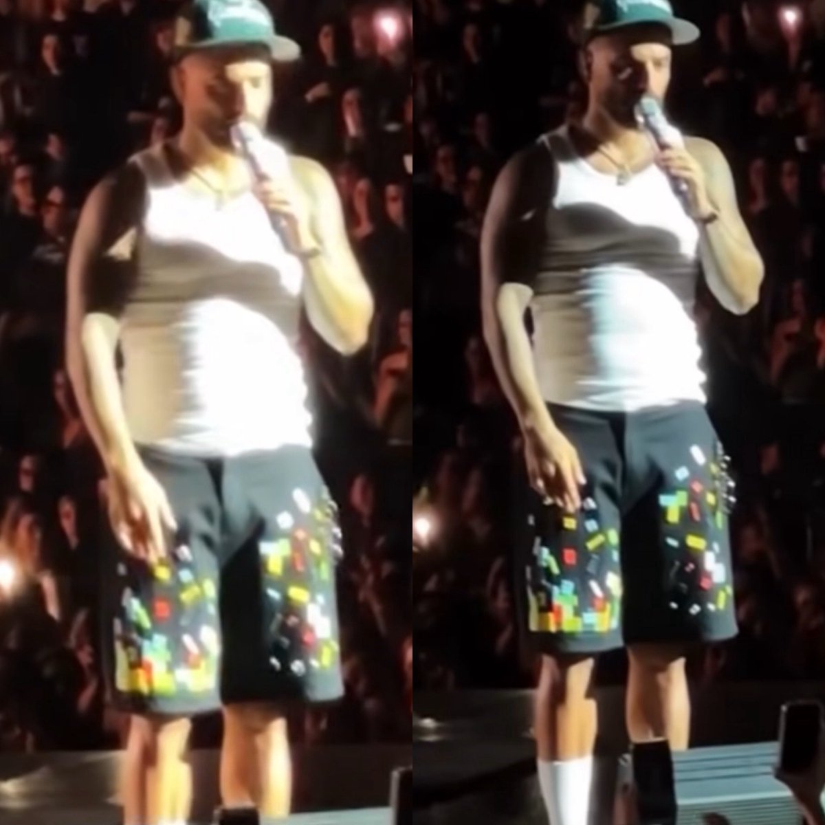 Maluma detiene su concierto en Ciudad de México para regañar a una madre que llevó a su bebé de 1 año sin protección para los oídos:

“Con todo respeto, yo ya soy padre, ¿cuánto tiene? ¿Un año? ¿Usted cree que es una buena idea traer a un bebé de un año a un concierto donde los