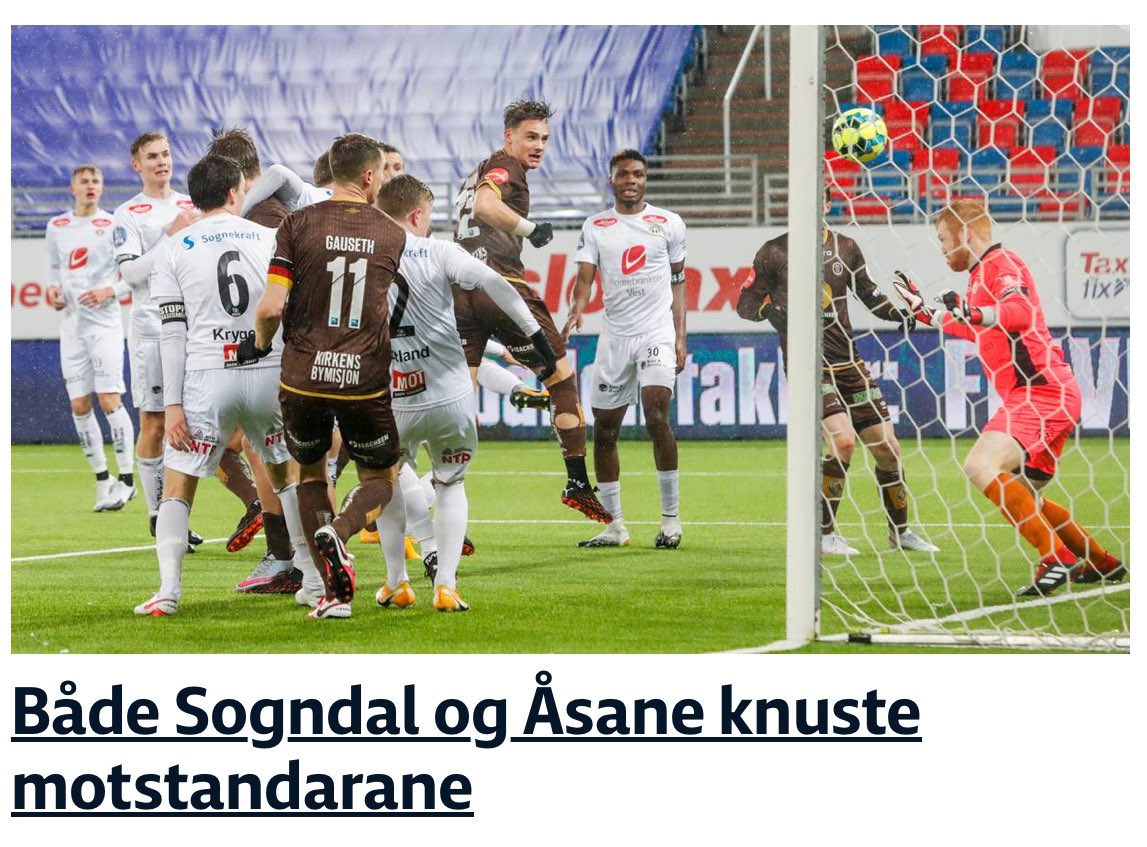 Deilig for Mannsverk og Sogndal å få revansje over Gauseth og Mjøndalen i dag🙌🏼