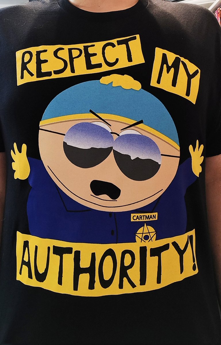 Shirt 441: Cartman "Respect my authority!"