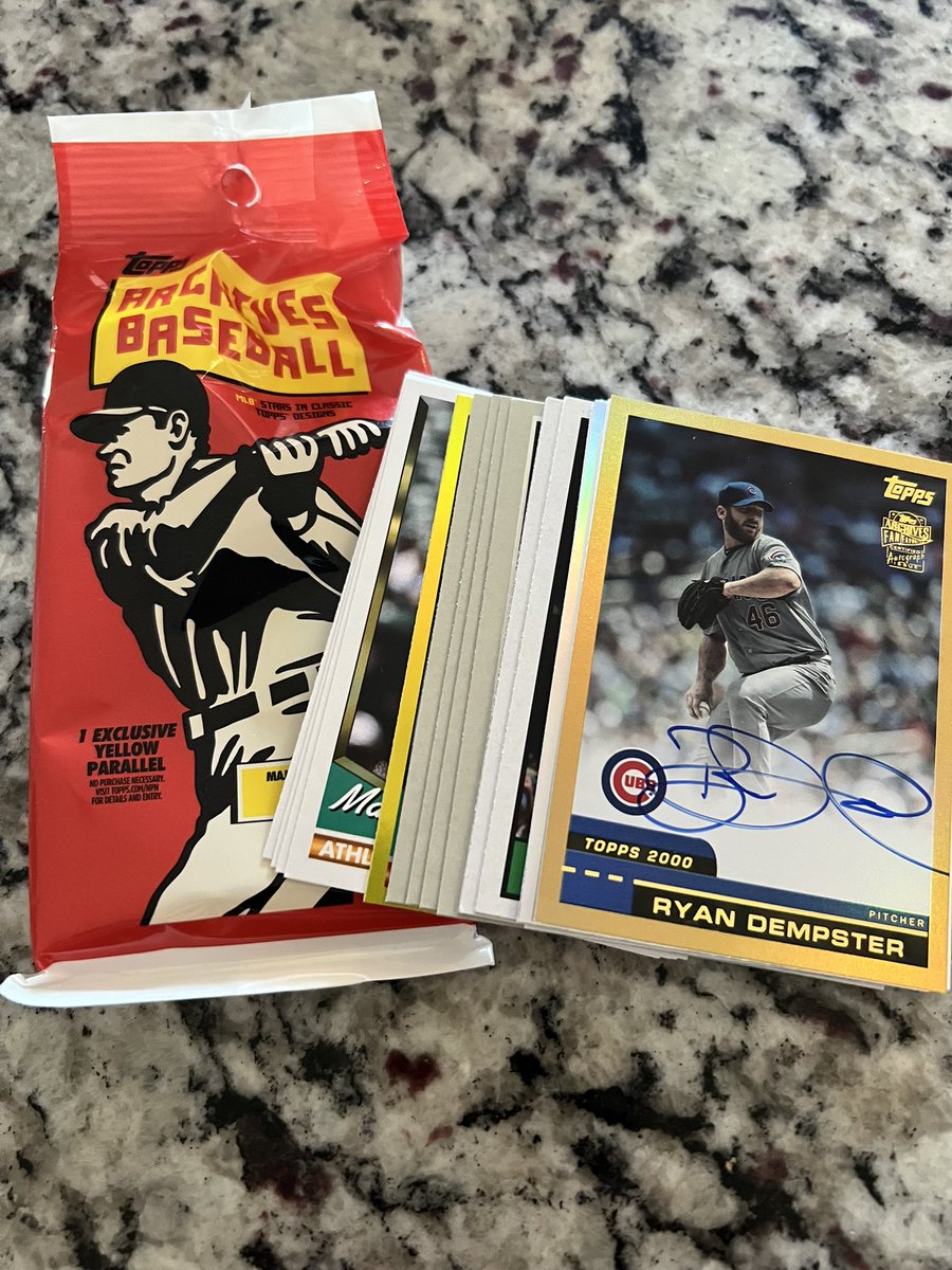 Hey, I will take an auto all day long regardless of who it is out of a $5 fat pack of Archives from Target 🤷‍♂️