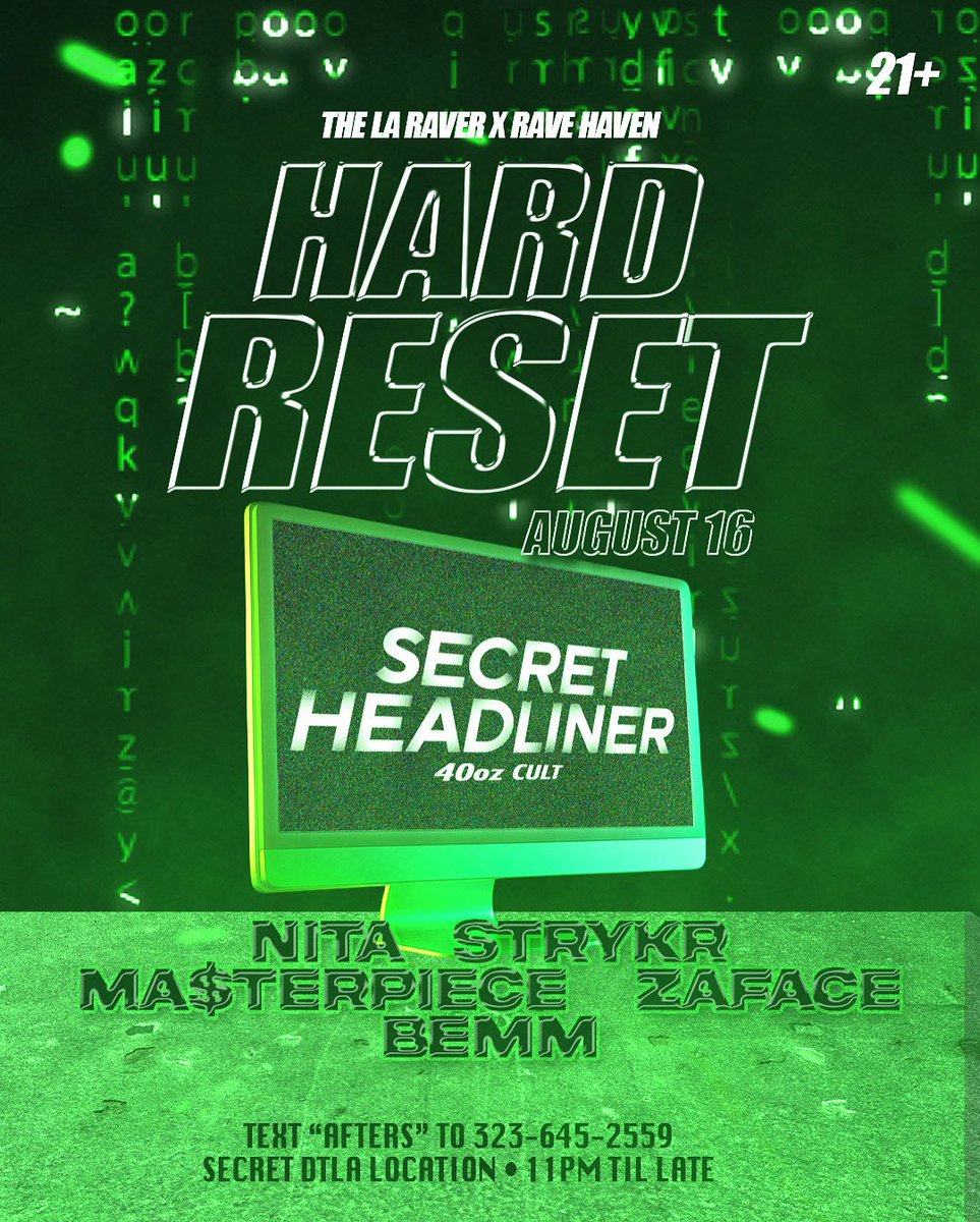 Huge artist playing next Saturday can you guess who it is 👀 🥃🏴‍☠️

Link: posh.vip/f/36de7?t=rave…