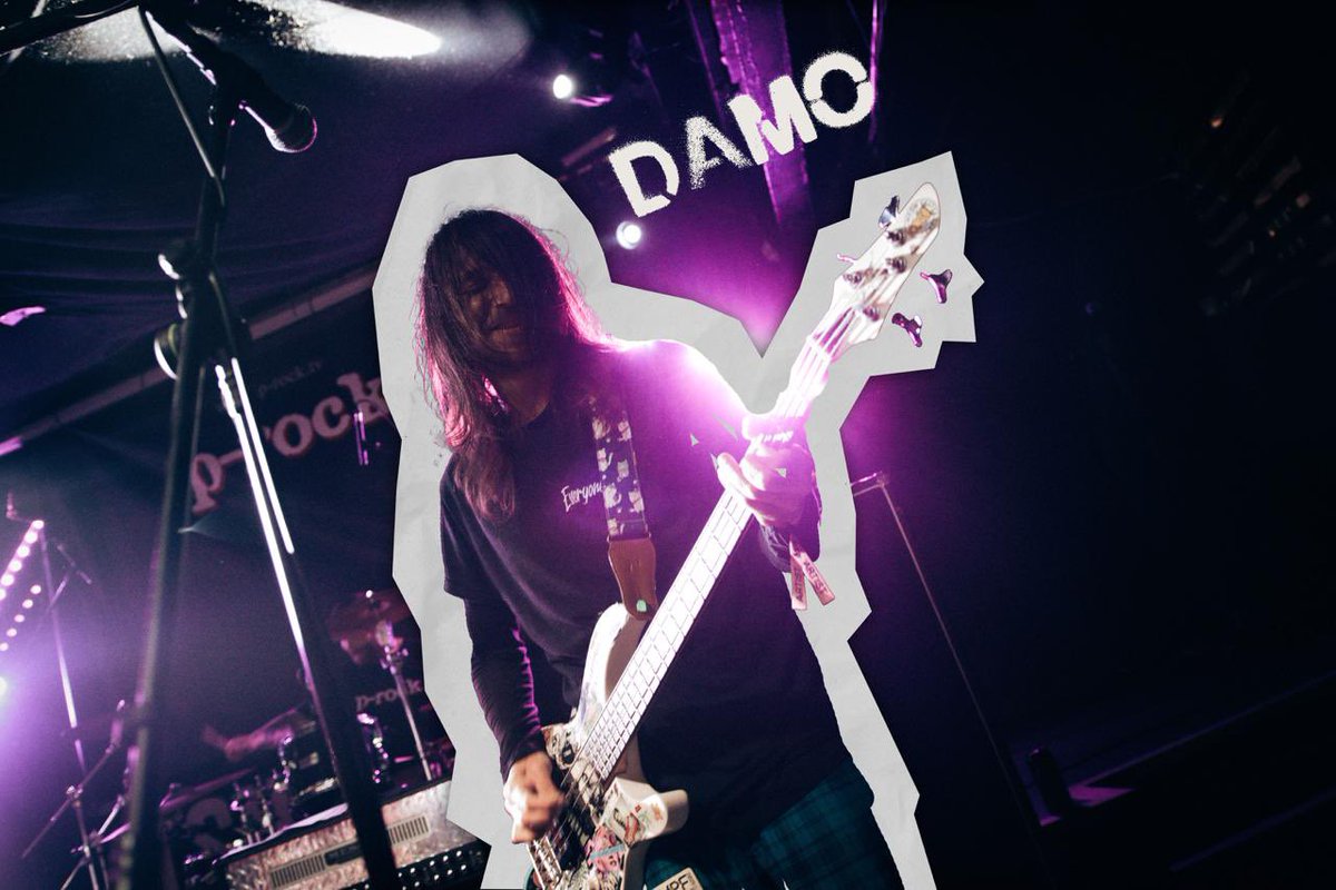 Meet the band day 3.

Damo!

AKA Bass Man, Big D &amp; The Coffee Table, Furious D

Special Skills: Silky Low End, Trendy Outfits, &amp; Anything to do with sound!

#skapunk #punkrock