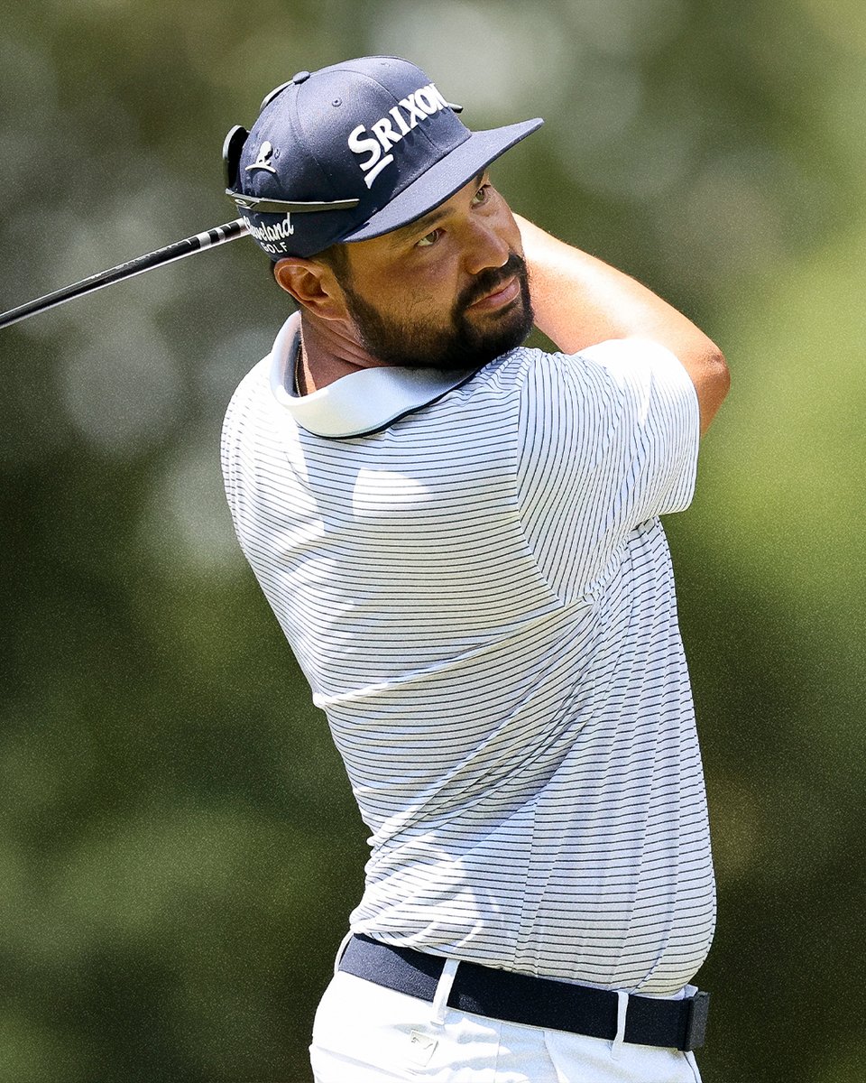 J.J. Spaun is the solo leader of the FedEx St. Jude Championship. 👀