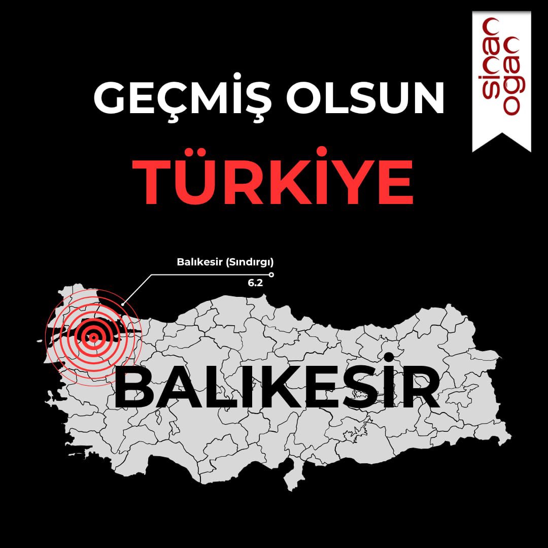 Balıkesir’de meydana gelen depremden etkilenen tüm vatandaşlarımıza geçmiş olsun dileklerimi iletiyorum. 

#deprem kuşağında olan ülkemizde maalesef ki bu orta ölçekli depremlerde dahi binalar yıkılıyor, can ve mal kaybı yaşanıyor. Hazırlıksız yakalanmışlık, denetim eksikliği ve
