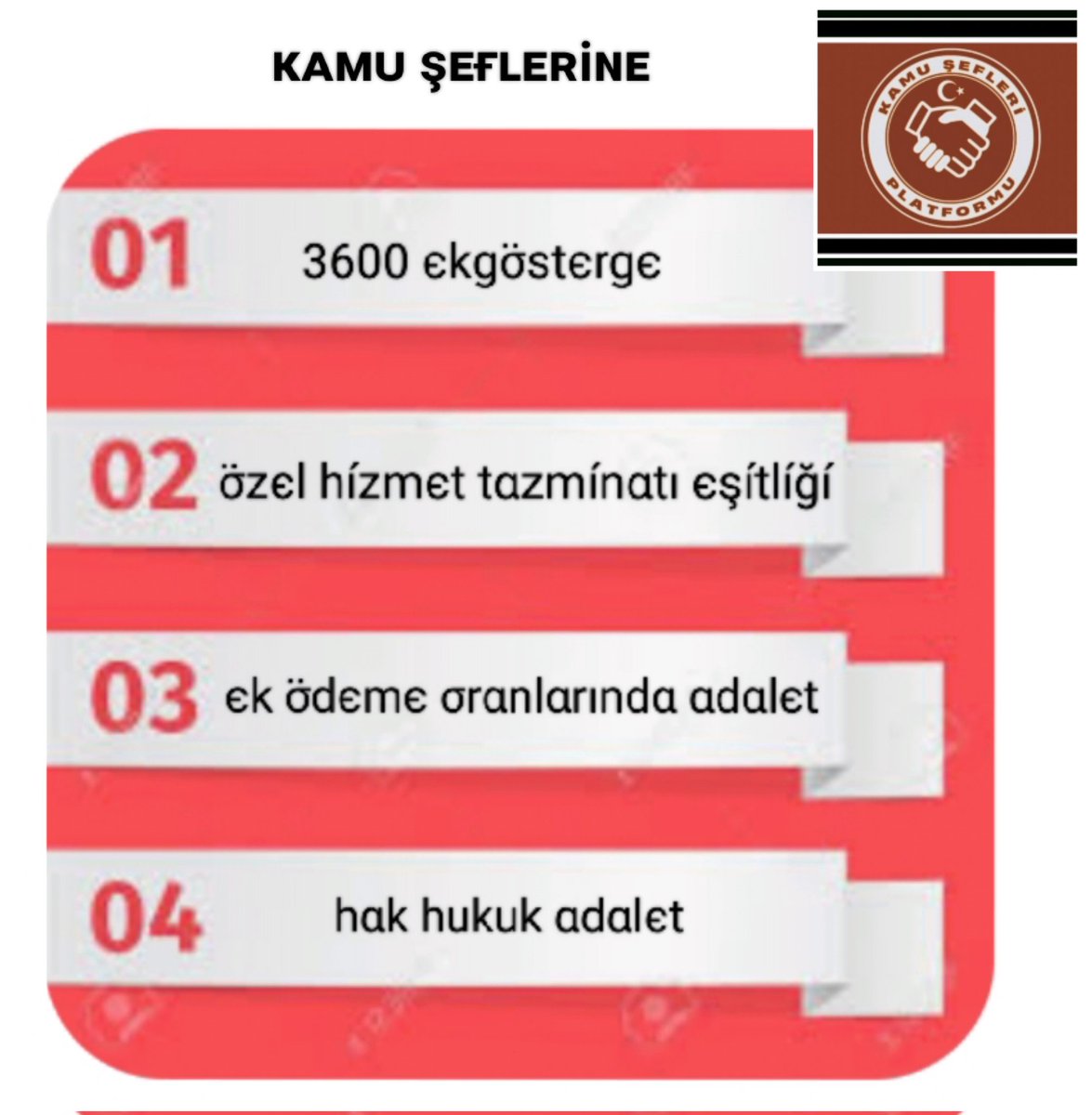 Mümin TUĞYAN (@mumin_tugyan) on Twitter photo 📌15 yıllık şef 56.500₺
📌şube müdürü 73.500₺
📌Temizlik işçisi 66.000₺ maaş alıyor
#KamuŞefleri nin mağduriyetini görün feryadını duyun
📍360OEk Gösterge
📍%135Özel Hizmet
📍%170EkÖdeme
Acilen mağduriyetimiz giderilmelidir <a href="/RTErdogan/">Recep Tayyip Erdoğan</a> <a href="/isikhanvedat/">Prof. Dr. Vedat Işıkhan</a> <a href="/OnderKahveci/">Önder Kahveci</a> <a href="/_aliyalcin_/">Ali YALÇIN</a> 📌15 yıllık şef 56.500₺
📌şube müdürü 73.500₺
📌Temizlik işçisi 66.000₺ maaş alıyor
#KamuŞefleri nin mağduriyetini görün feryadını duyun
📍360OEk Gösterge
📍%135Özel Hizmet
📍%170EkÖdeme
Acilen mağduriyetimiz giderilmelidir <a href="/RTErdogan/">Recep Tayyip Erdoğan</a> <a href="/isikhanvedat/">Prof. Dr. Vedat Işıkhan</a> <a href="/OnderKahveci/">Önder Kahveci</a> <a href="/_aliyalcin_/">Ali YALÇIN</a>