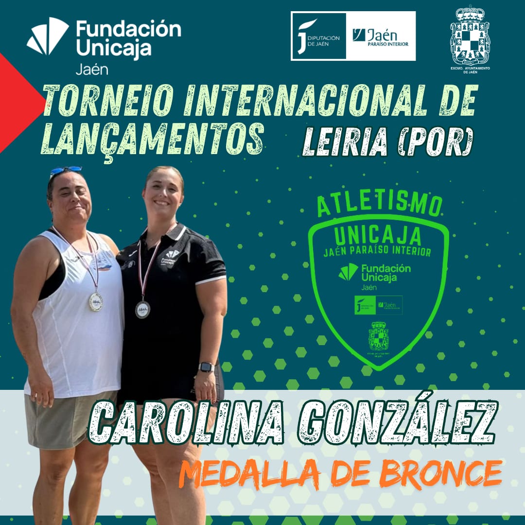 En Leiria (Portugal) se ha celebrado el tradicional torneo de lanzamientos donde nuestra lanzadora Carolina González ha finalizado en tercera posición con un lanzamiento de 51.63.

Una prueba que ganó la plusmarquista nacional Laura Redondo.