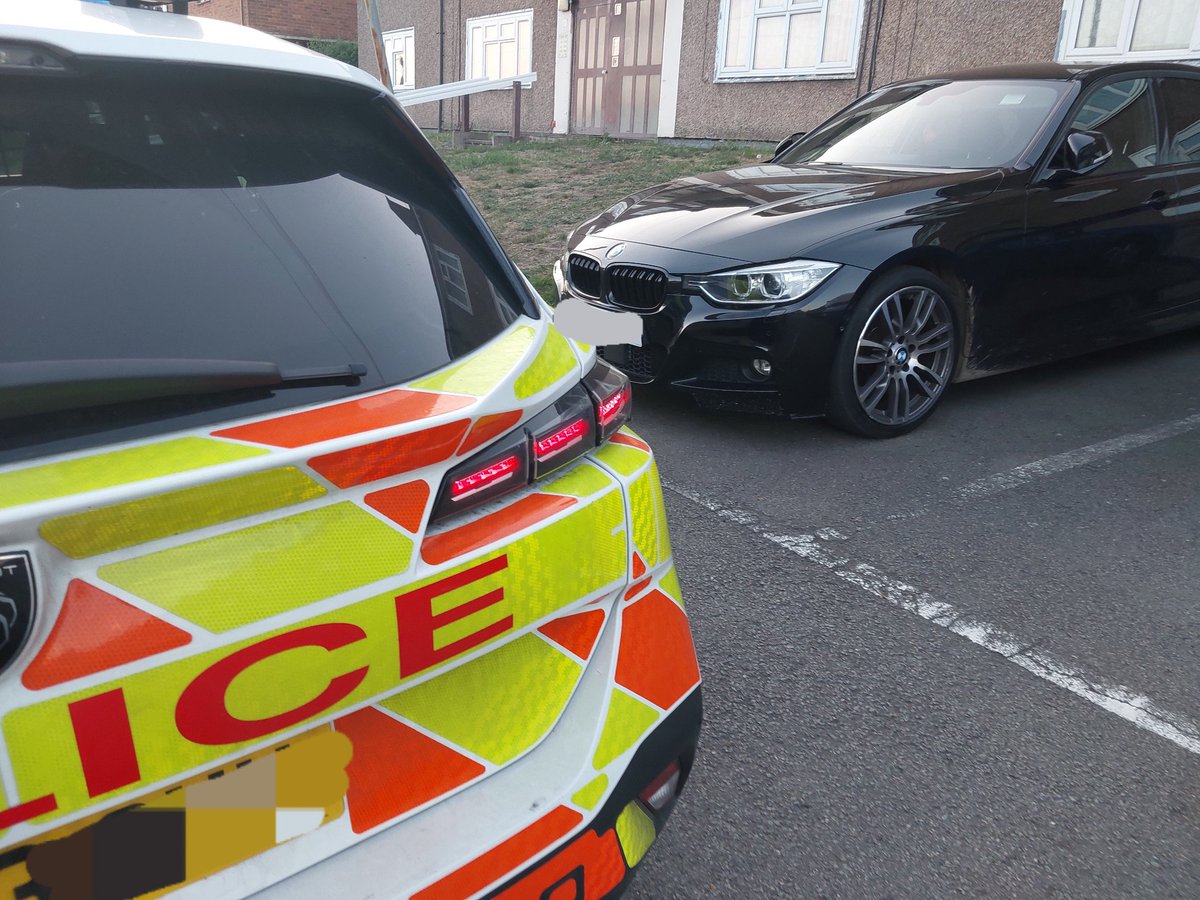 On patrol we have located this cloned car. Our checks established it was in fact stolen recently and it has now been recovered. #DYcrimeteam