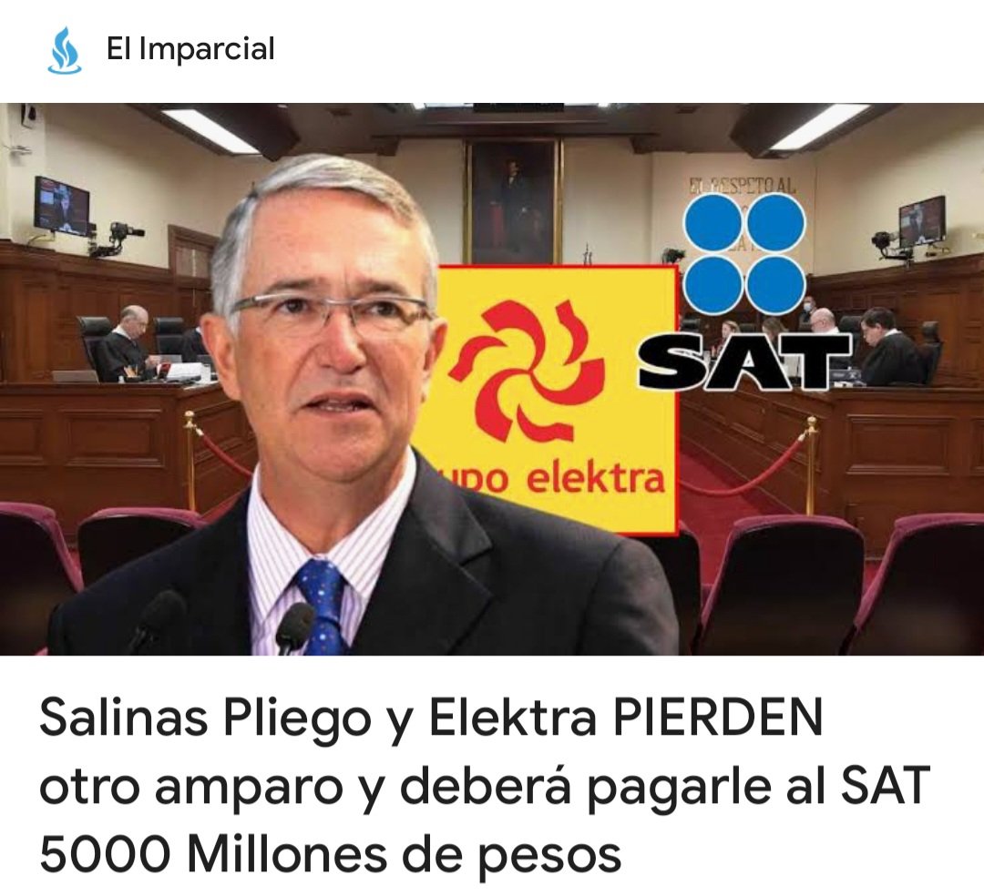 Juan Carlos Jr. Poblano (@moncayojuan) on Twitter photo Cuando veremos tras las rejas a este perro delincuente <a href="/RicardoBSalinas/">Don Ricardo Salinas Pliego</a>???? Cuando veremos tras las rejas a este perro delincuente <a href="/RicardoBSalinas/">Don Ricardo Salinas Pliego</a>????