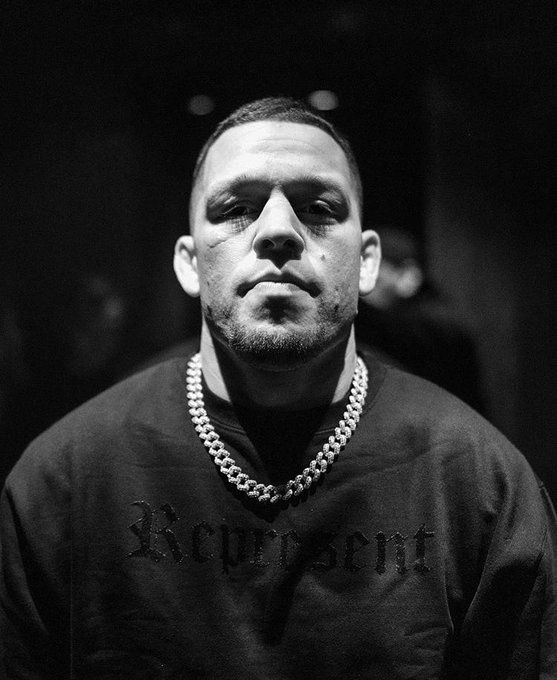 Acting like he's all tight but all these motherfuckers are scared to look in my face--Nate Diaz