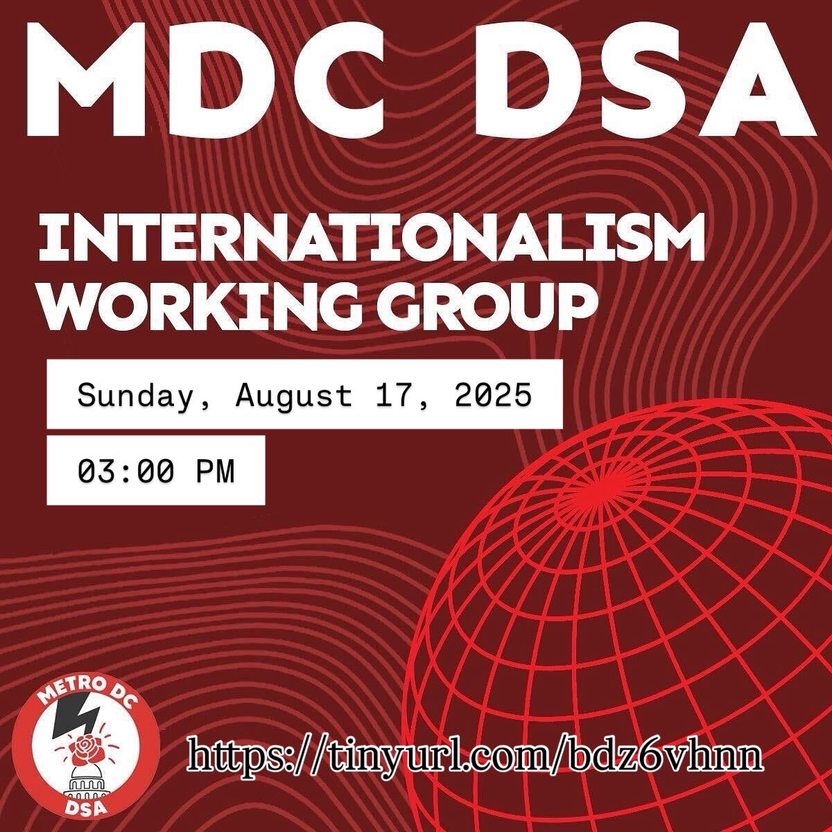 Metro DC DSA Internationalism tweet media