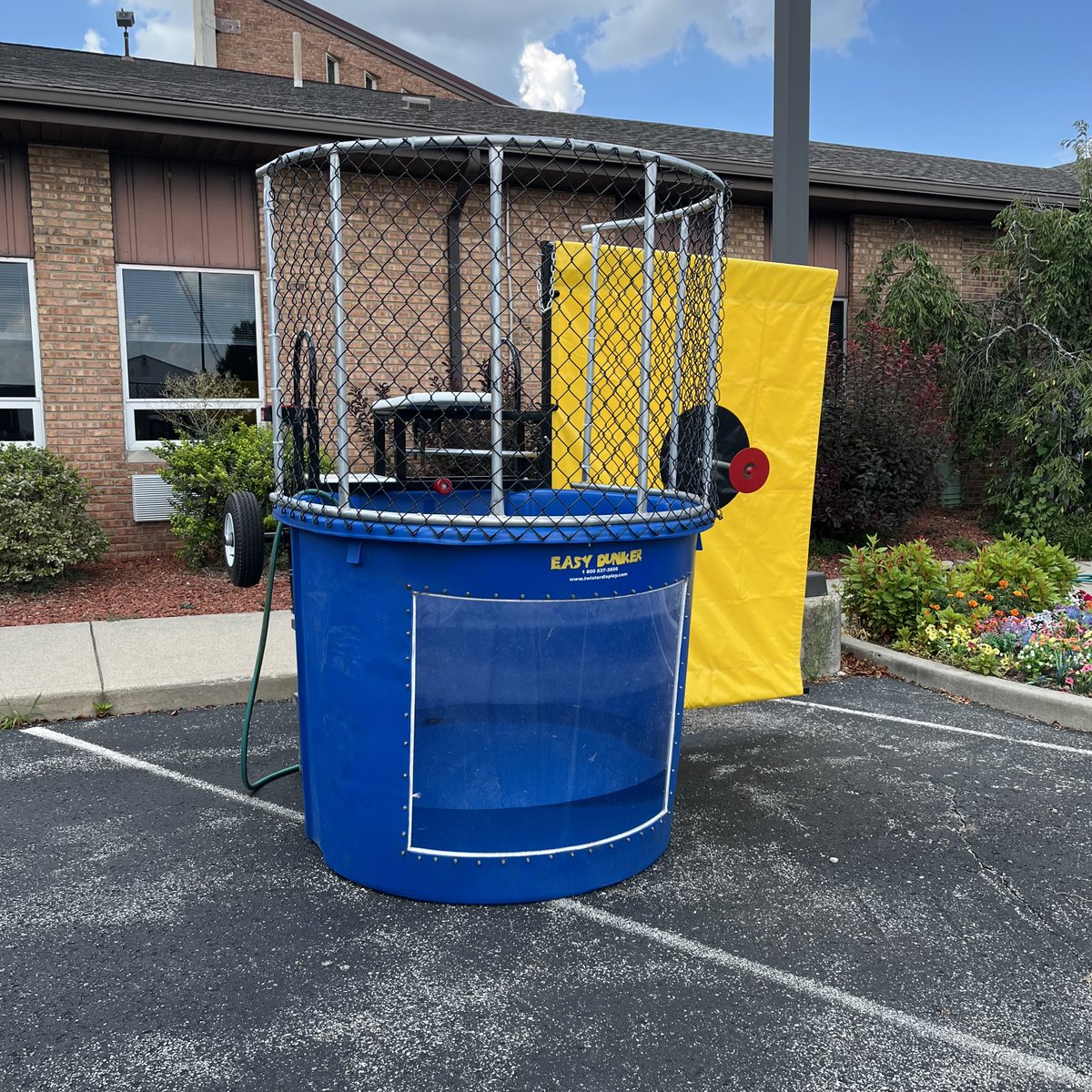 We’re filling the dunk tank, see you at 6 for the Back 2 School Bash.