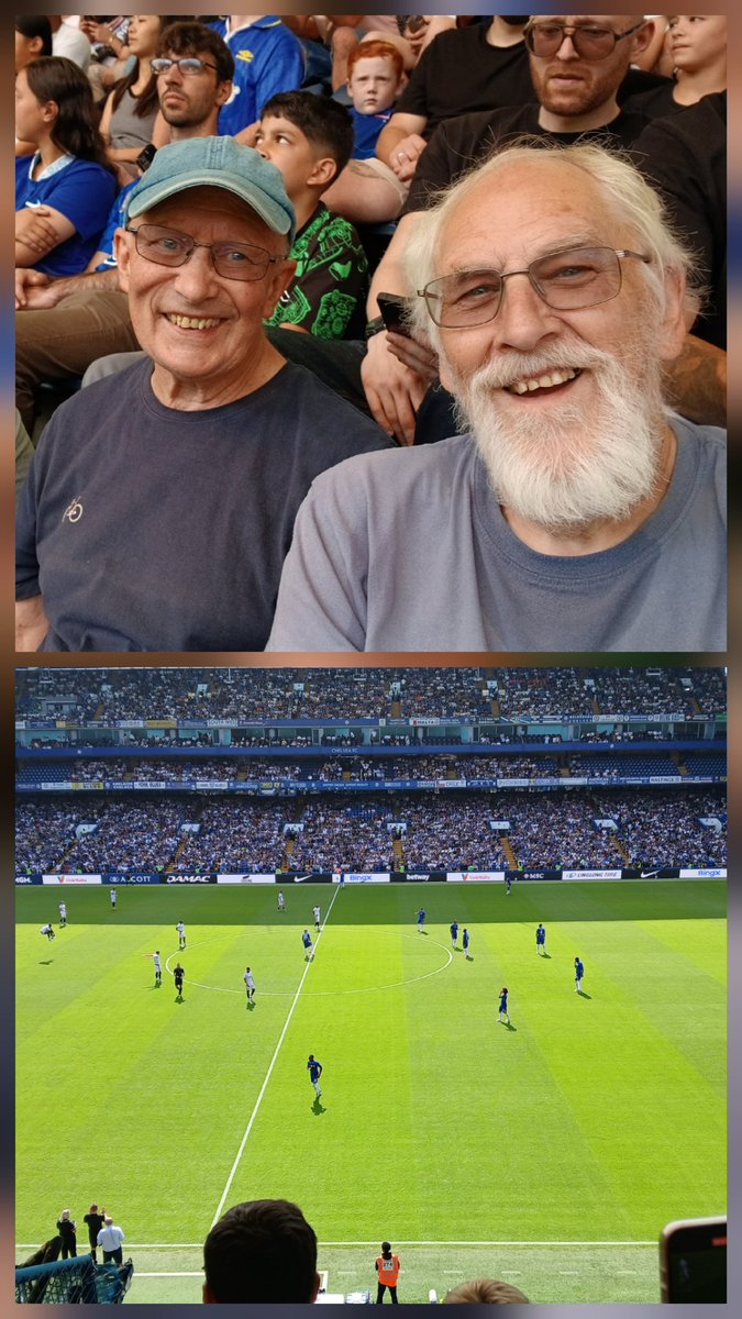 Great to see Chelsea romp to a 4-1 win against AC MILAN with Jimmy Neville at the Bridge today.