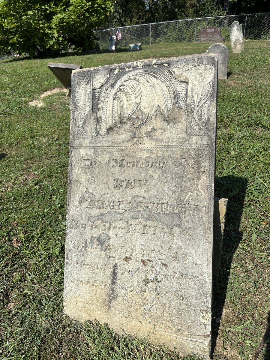 Randomly stop at a cemetery on the way to your family reunion… as one does… look at that spider web!!! 🕸️