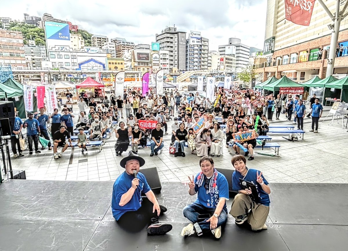 p_ing0501's tweet photo. 【忘れないプロジェクト＋閉幕】

被爆80年の8月9日はどしゃ降りの朝
10:30のStartには雨がピタッと止んだ。
来場された皆さんが自然と立ち上がり、一緒に黙とう。
この日、この時間を、皆さんと平和に、幸せに過ごせたことが一番嬉しい。
ご来場いただいた皆さま、誠にありがとうございました。 https://t.co/2ufj7NyEdJ