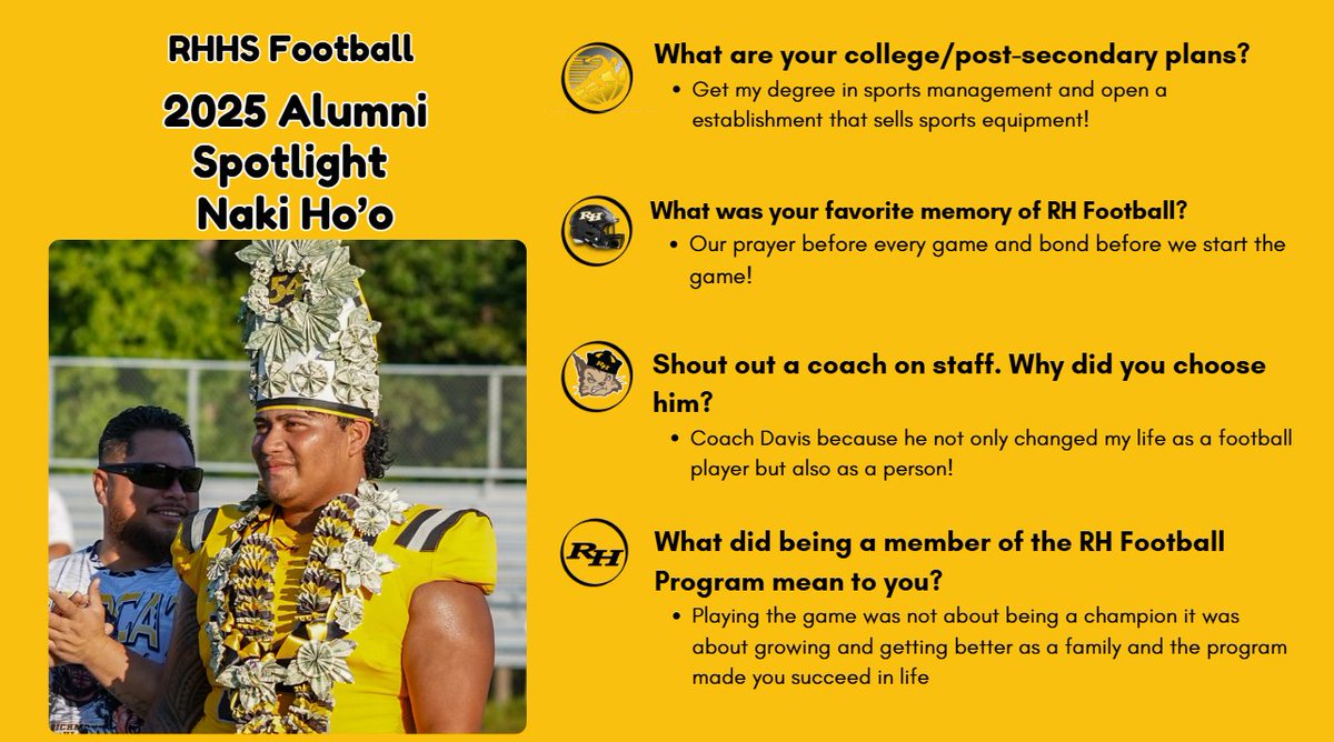 Richmond Hill FB (@rhhsfootball) on Twitter photo Alumni Spotlight: Proud to highlight former Wildcat Naki Ho’o, <a href="/Hookipa_naki/">Ho’o Naki🤙🏾🇼🇸🇦🇸</a> a dominant offensive lineman with an even greater character off the field his dedication, leadership, and heart made a lasting impact on Richmond Hill Football, #BTH #HillBuilt Alumni Spotlight: Proud to highlight former Wildcat Naki Ho’o, <a href="/Hookipa_naki/">Ho’o Naki🤙🏾🇼🇸🇦🇸</a> a dominant offensive lineman with an even greater character off the field his dedication, leadership, and heart made a lasting impact on Richmond Hill Football, #BTH #HillBuilt