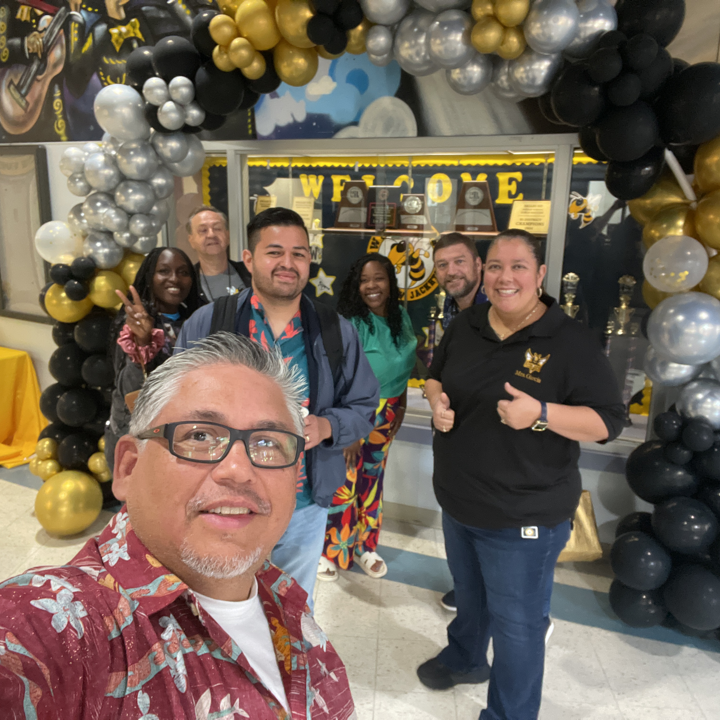GreinerAcademy's tweet photo. 🎭🎶 The Fine Arts Directors brought their creativity, teamwork, and a whole lot of laughter to the scavenger hunt! 🐝✨ The greatest treasure of all was the joy and memories made together. #OneHiveOneGoal #ElevateToNewHeights #GreinerPride #FineArtsFun https://t.co/UpWh3ojjgH