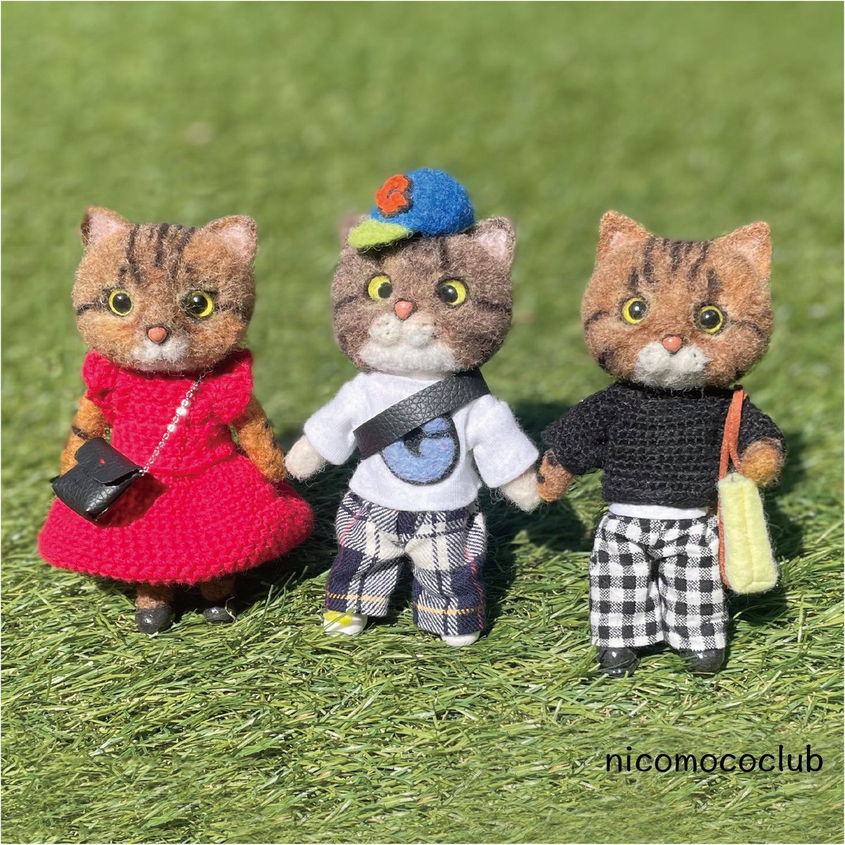 nicomococlub's tweet photo. オーダーメイド
かわいい3ニャンズ https://t.co/cQjm7jzNZc